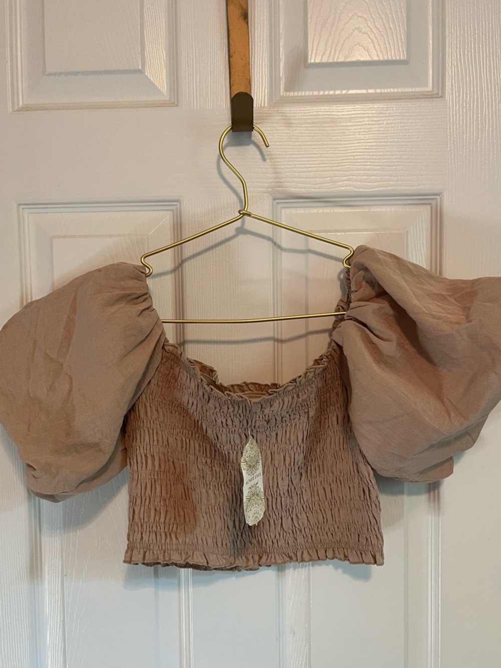 NWT Altar'd State Top with Puff Sleeves